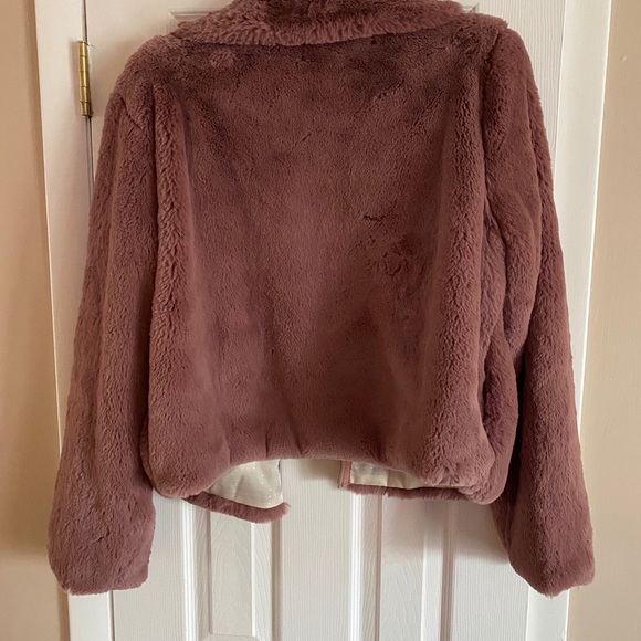 Anthropologie fuzzy jacket XL NWOT - Picture 5 of 8